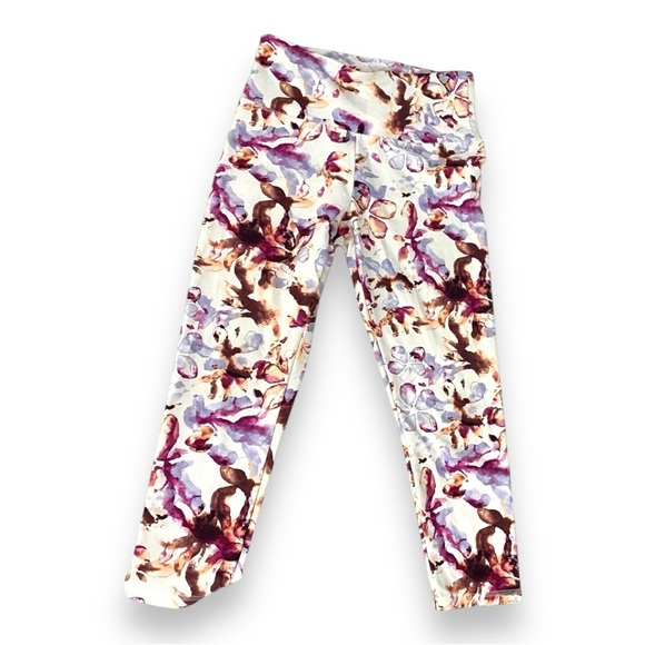 BALANCE COLLECTION | YOGA LEGGING |WATERCOLOR MULTI-FLORAL | SIZE S (34-36) NWT - Picture 2 of 6